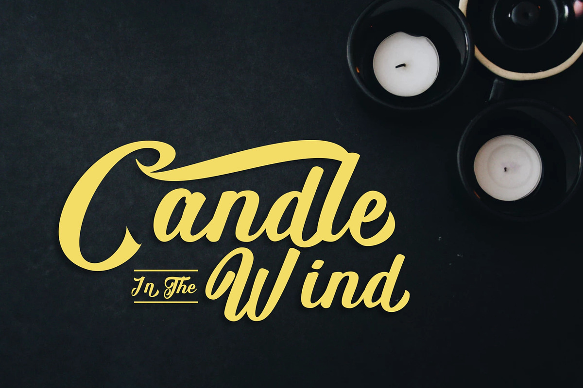 Athalita Brush Script Font preview 8