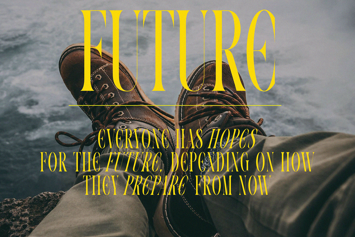 VOLTUNE Elegant Condensed Serif, a Serif Font by Alfinart (Photo 3 of 10)