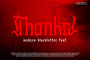 Swords Clover - Modern Blackletter, a Blackletter Font by Dhabee (Thumbnail 12 of 15)