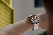 24 Watch Series 11 in Hand Mockups, a Wearable Device Mockup by Asylab (Thumbnail 75 of 107)