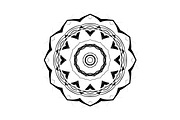 Modern Black and White Mandala Pack, a Decorative Illustration by NJ Himel (Thumbnail 91 of 101)
