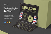 Barbershopio Flyer, a Flyer Template by Esensifiksi.studio (Thumbnail 1 of 2)