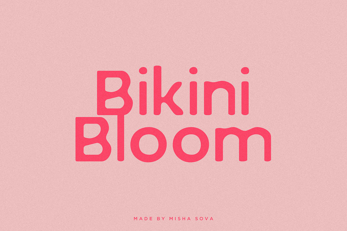 Bikini Bloom - Summer Sans, a Sans Serif Font by Misha Sova (Photo 10 of 12)
