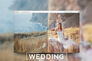 Premium Photoshop Action Wedding set preview 2