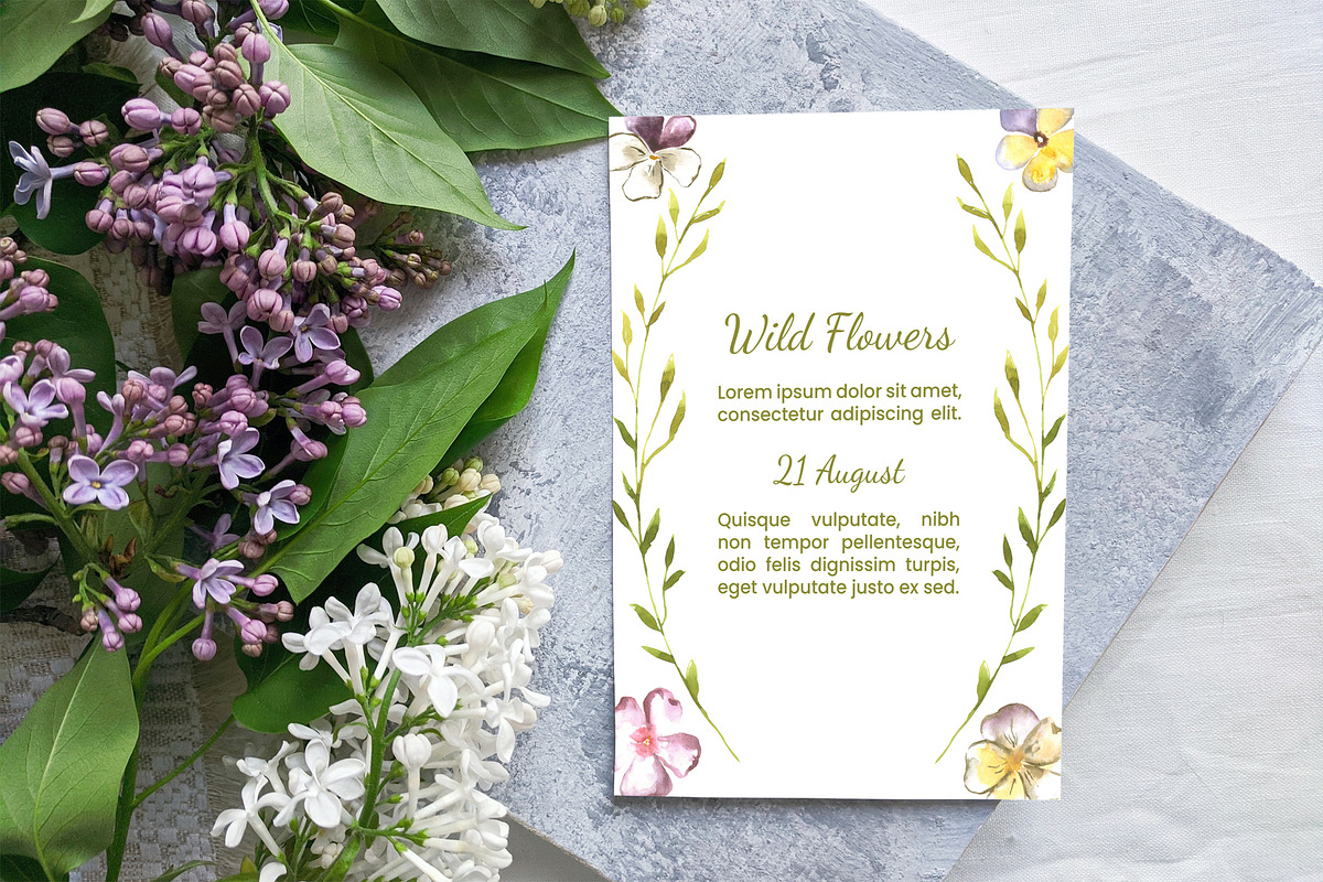 Flowers Desserts Watercolor Bundle, a Food Illustration by foxsong (Photo 3 of 12)