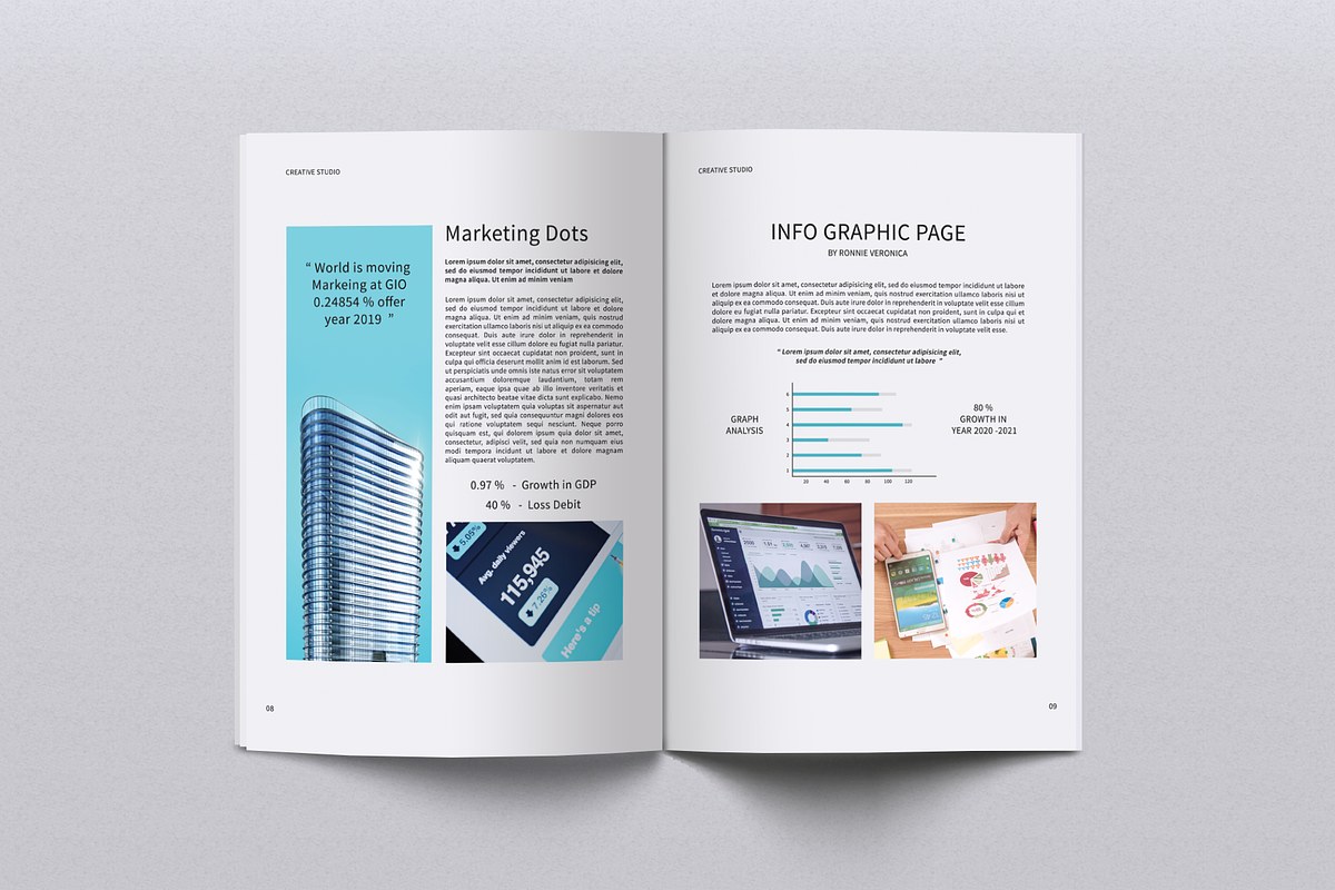 Modern Brochure Template, a Brochure Template by Jaisivakumar (Photo 5 of 9)