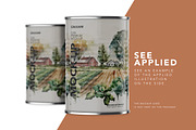 Farms - Watercolor illustrations 01, an Illustration by Graxaim Mock-up (Thumbnail 9 of 9)