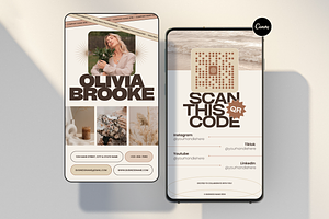 Neutral Digital Business Card, a Marketing Template by Creatif Foundry