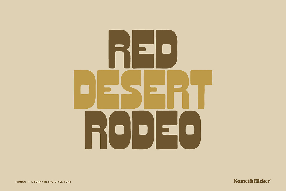 MONGO, a Font by Komet & Flicker (Photo 9 of 10)