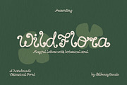 WildFlora - Playful Botanical Font, a Handwritten Font by BilberryCreates (Thumbnail 1 of 12)