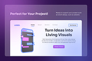 Generative AI & Creativity 3D Pack, an Illustration by twinstd (Thumbnail 5 of 7)
