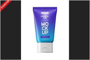 Squeeze 30ml Cosmetic Tube Mockup, an Advertising Mockup by Bruno's Shop