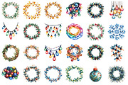 Christmas lights clipart, an Illustration by SinaCreation (Thumbnail 2 of 5)