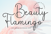 Beauty Flamingo, a Handwritten Font by InermediaSTUDIO (Thumbnail 1 of 7)