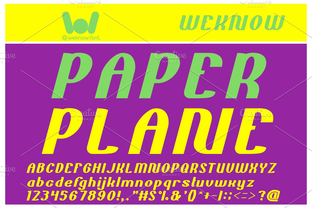 Bold and Blue font, a Font by weknow (Photo 3 of 5)
