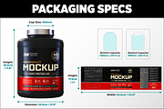 5lb Whey Protein Jar Mockup B1-Pro, a Packaging Mockup by Design Warlord (Thumbnail 13 of 16)