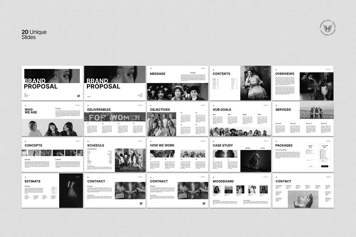 PeSen | Minimalist Proposal Figma, a Presentation Template by Pengedar Seni (Photo 7 of 7)
