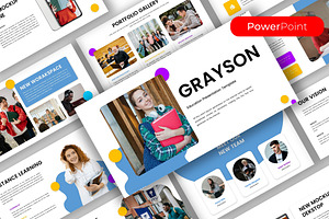Grayson - Education PowerPoint, a Presentation Template by kreatifreya