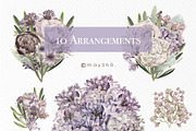 Lilac Purple Watercolor Flowers, an Illustration by May • SHO (Thumbnail 8 of 13)
