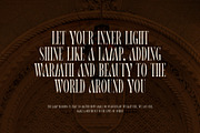 Varnon Elegant Serif Font Typeface, a Serif Font by Perfectype (Thumbnail 9 of 10)
