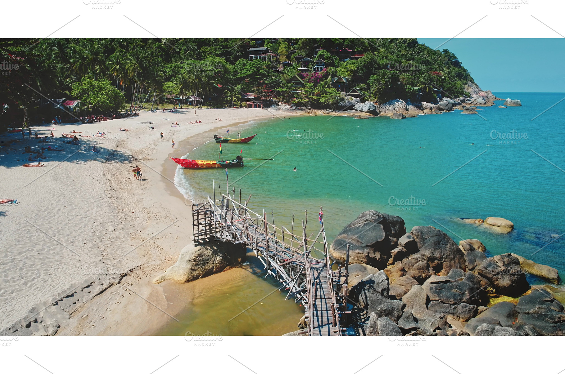 Wooden bridge leading to freedom, a Holiday Photo by Goinyk