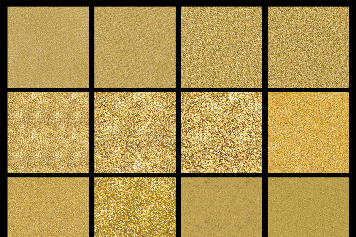 20 Gold Glitter Textures, a Texture Graphic by Creativetacos
