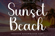 Sunset Beach, a Handwritten Font by FreshTypeINK (Thumbnail 1 of 8)