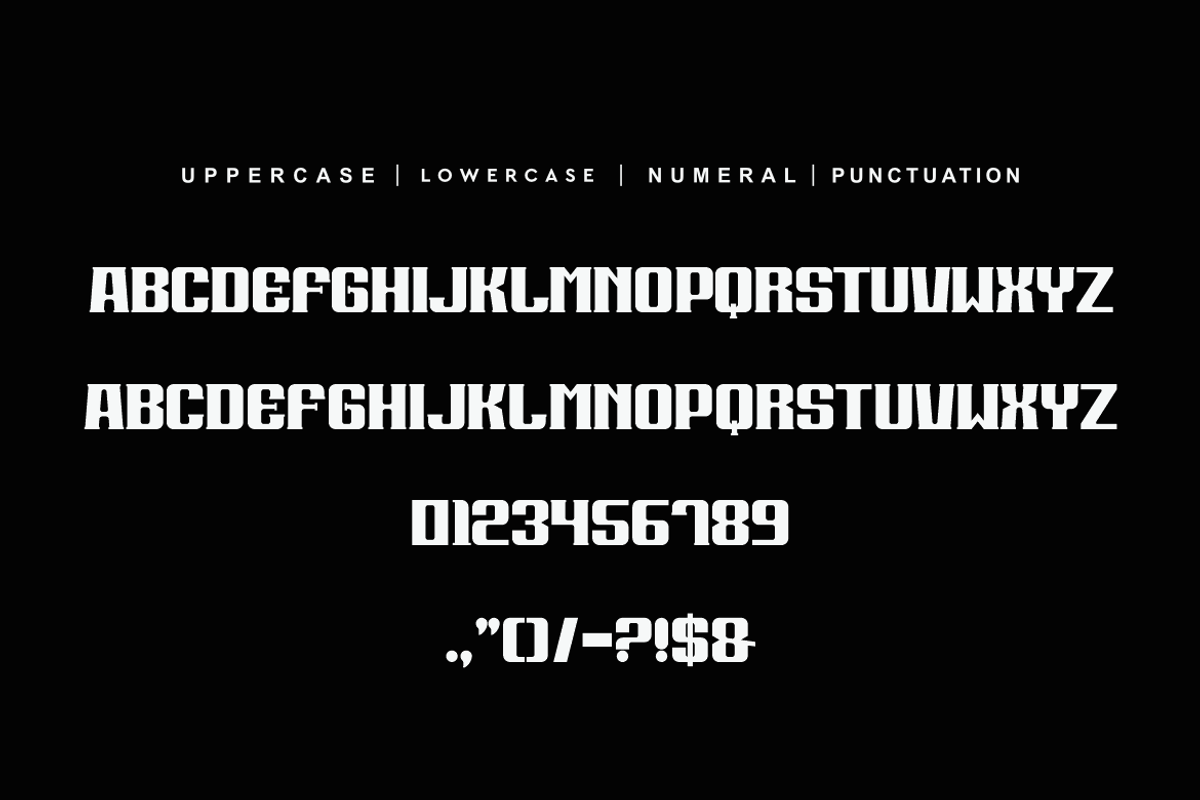 Blacko Sporty, a Serif Font by alon kelakon (Photo 5 of 6)