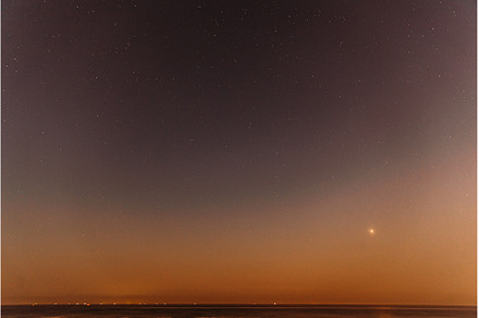 Real Colorful Night Sunset Sky Stars, a Nature Photo by Our Amazing World