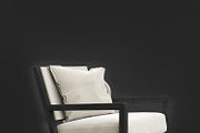 Clio ARMCHAIR B&B Italia, a Furniture 3D Model by NOMODOL (Thumbnail 2 of 5)