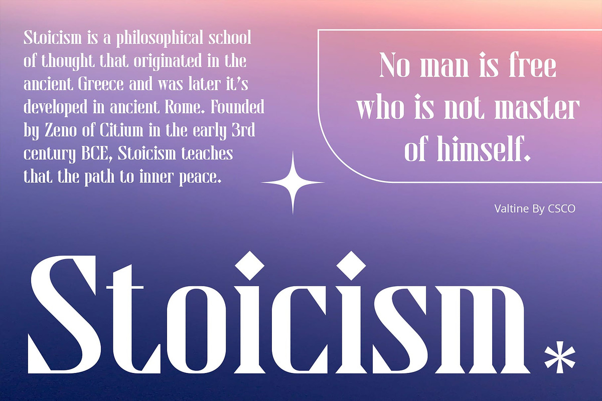 Valtine, a Serif Font by Craft Supply Co. (Photo 3 of 8)