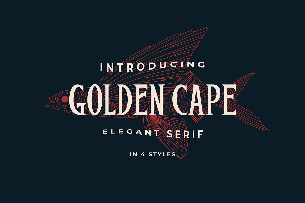 Golden Cape Font + Bonus