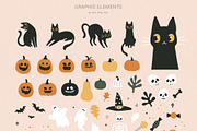 Modern Halloween Collection, a Graphic by 12pm-am (Thumbnail 2 of 8)
