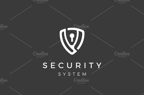 Cyber Security System Logo Design preview 2