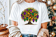 Mardi Gras Tree Clipart, an Illustration by Sublimation Artist (Thumbnail 5 of 6)