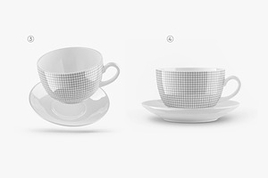 Glossy Coffee Cup Mockup Set