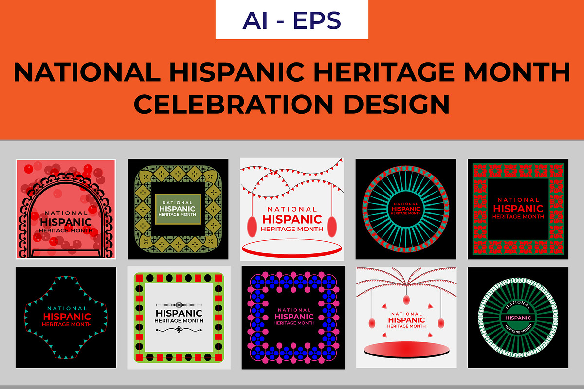 Hispanic Heritage Month, a Decorative Illustration by Lakhan1998