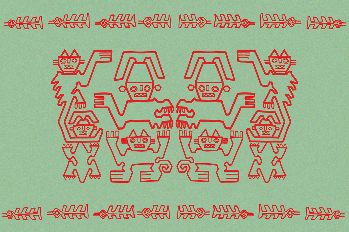 Inca Motifs Vector Bundle, an Illustration by Little Gremlin (Photo 7 of 8)