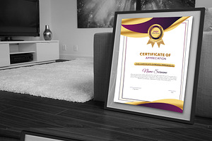 Modern Certificate Design Template