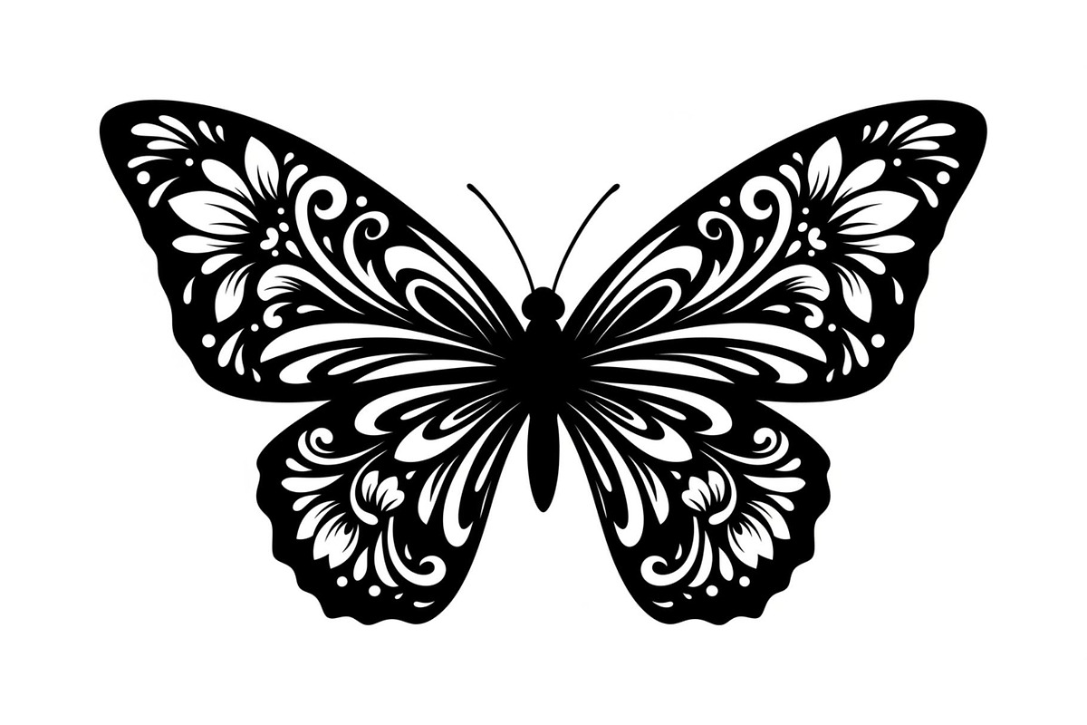 Butterfly Silhouette SVG Bundle, an Illustration by Gaye Art (Photo 24 of 31)