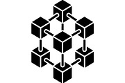 Blockchain and network illustrations, a Technology Illustration by balal (Thumbnail 6 of 13)
