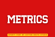 Metrics, a Slab Serif Font by Sofia Skoog (Thumbnail 1 of 9)