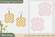 Abstract celtic Earrings Laser Cut, an Illustration by Theyo Design (Thumbnail 9 of 13)