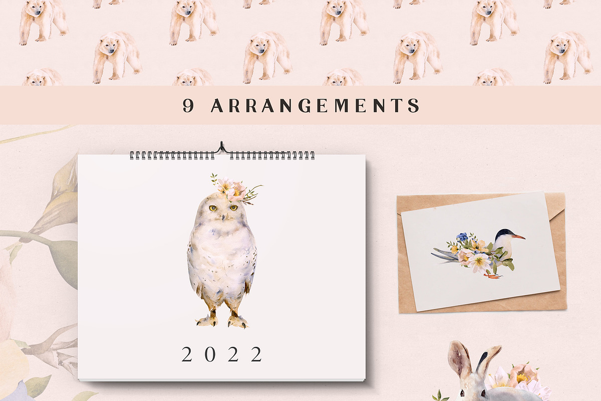 Arctic Life watercolor collection, an Animal Illustration by Diana Askarova Art (Photo 8 of 11)