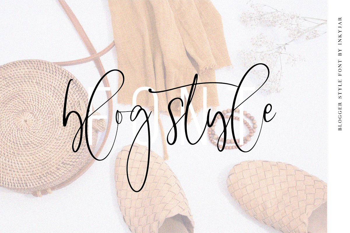 Lasiera Script Font | Blog style, a Script Font by Inky Jar Design Studio (Photo 12 of 16)