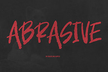 Abrasive - Bold Brush Font