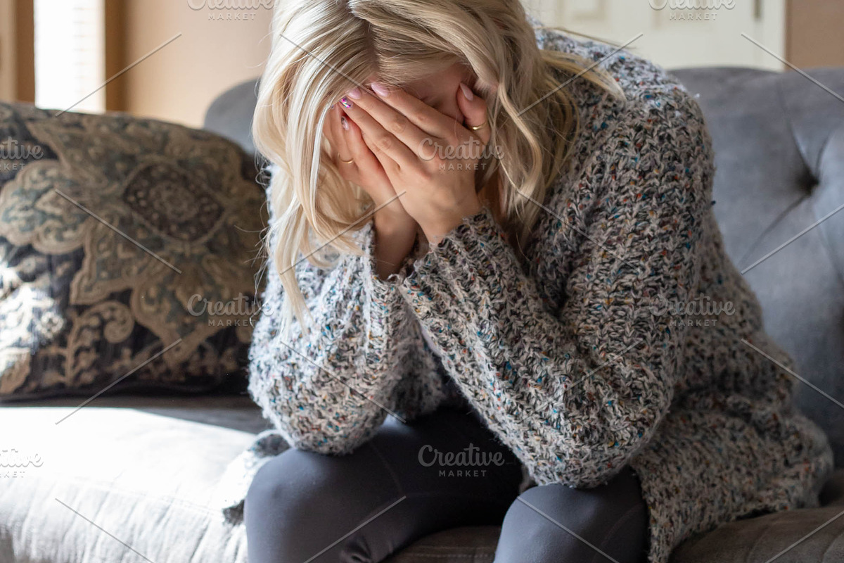 Woman struggling with depression, a Health & Medical Photo by Wellness Stock Market (Photo 1 of 2)