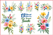 Vibrant Watercolor Floral Bouquet Bu, an Illustration by BIPLOB EXPERT (Thumbnail 1 of 14)