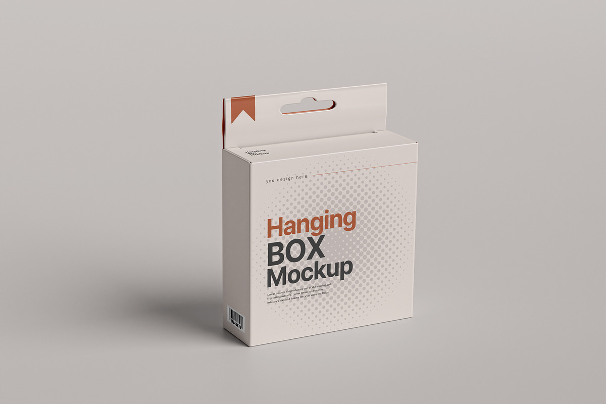 Hanging Box Mockup, a Packaging Mockup by Graphic_world89 (Photo 3 of 5)