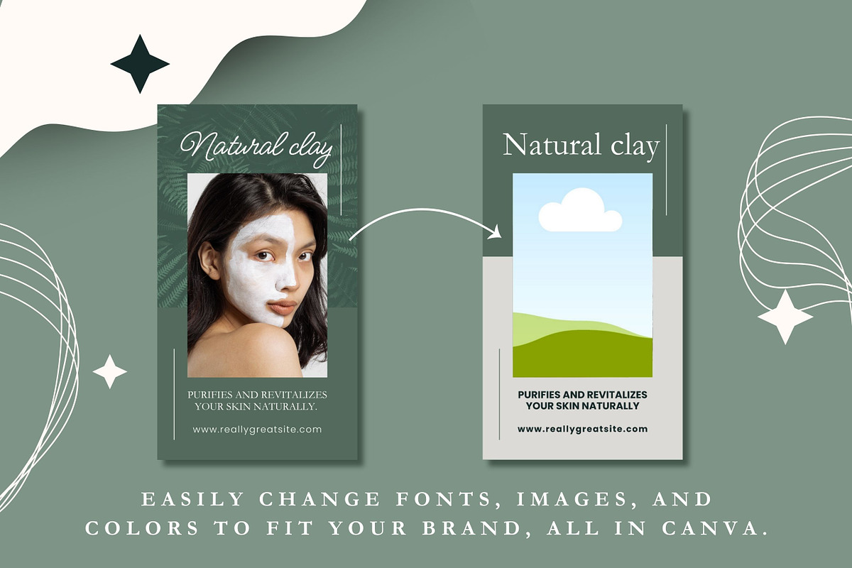 50 Organic Stories Canva Templates, a Templates & Theme by TemplateCastleStore (Photo 6 of 9)